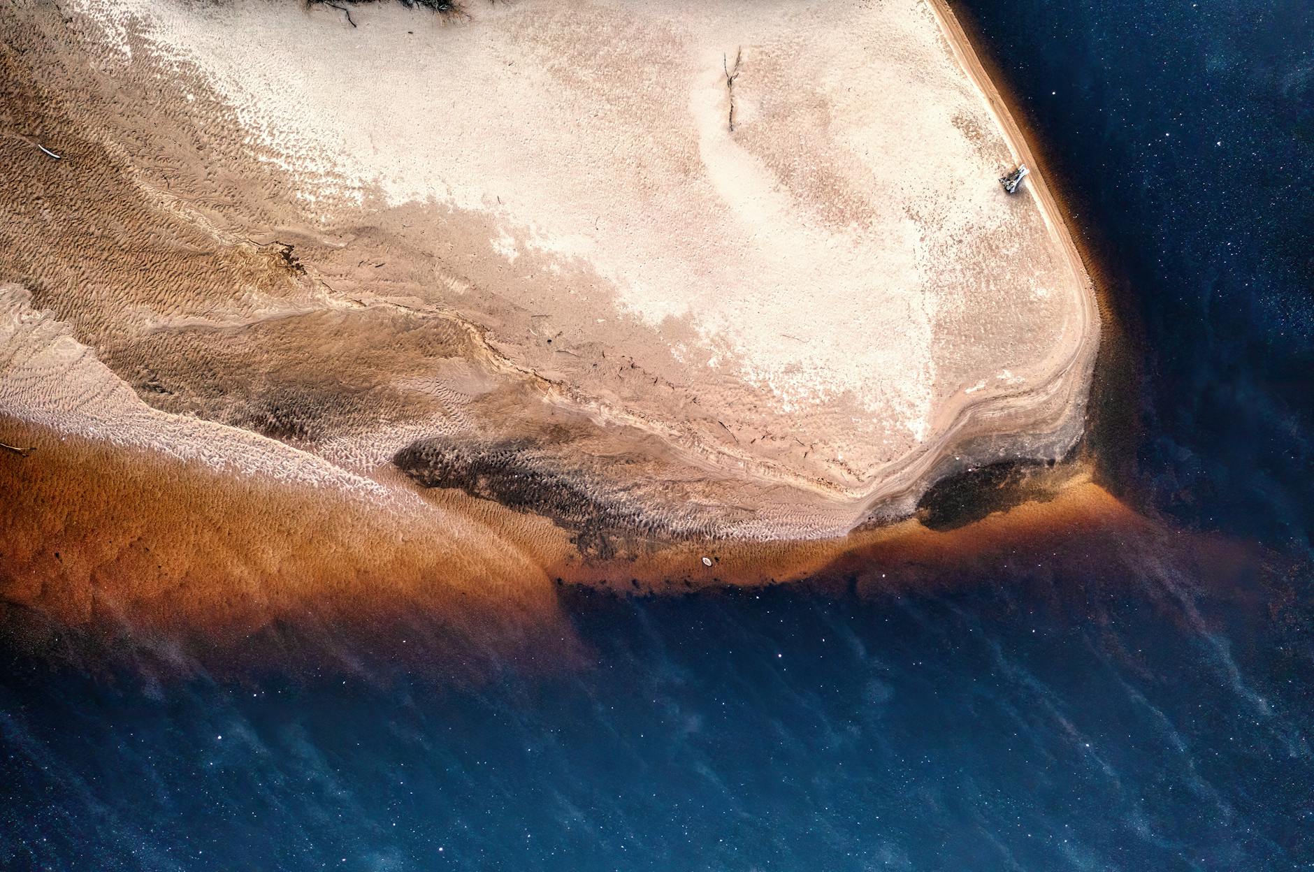 Aerial View of a Coast